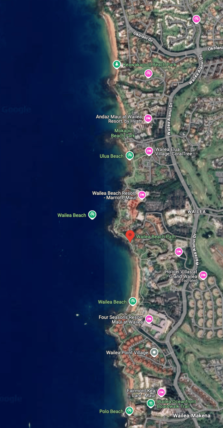 Wailea Beach Path | Credit: Google Maps