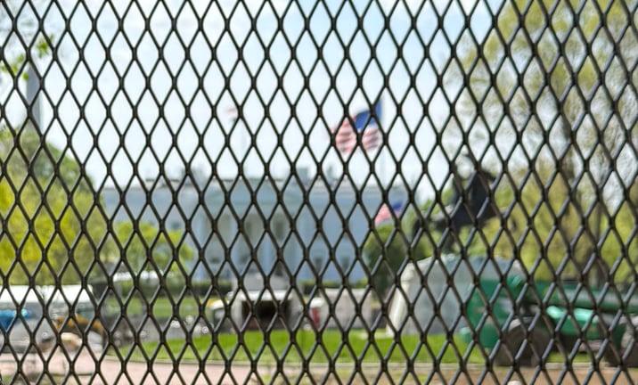 White House Obstructed View. Photo Credit: Robert Farrington