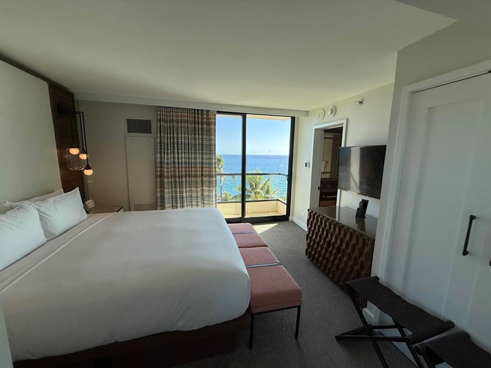 Hyatt Regency Maui Oceanfront Suite Bedroom | Credit: Robert Farrington