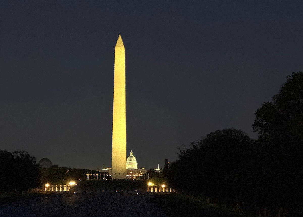 Washington DC At Night | Photo Credit: Robert Farrington