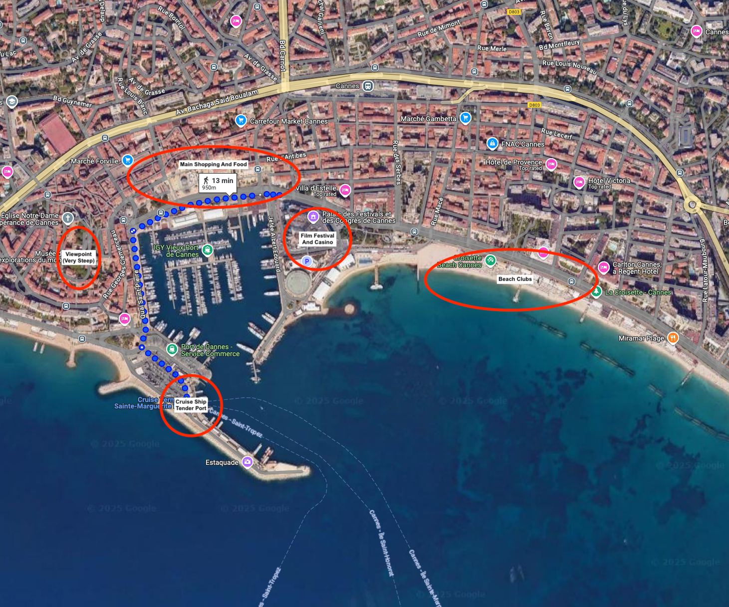 Map Of Cannes | Google Maps And Awesome Family Adventure