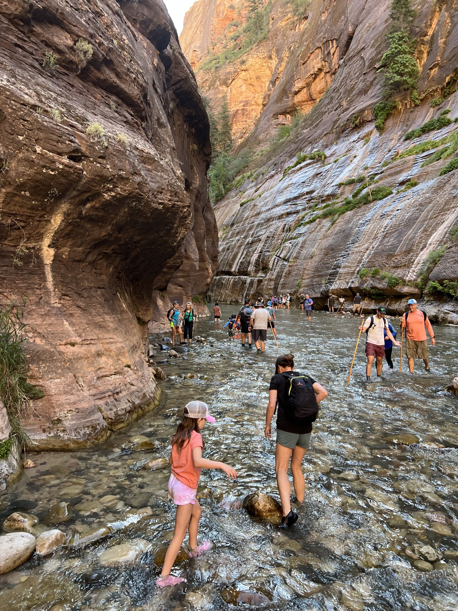 Hiking the Narrows Hiking The Narrows | Photo Credit: Robert Farrington