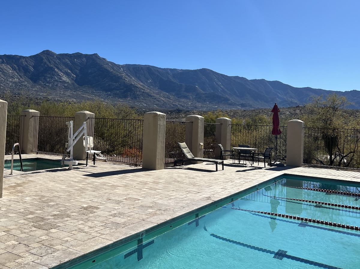 Miraval Lap Pool View Miraval Arizona Lap Pool | Photo Credit: Robert Farrington