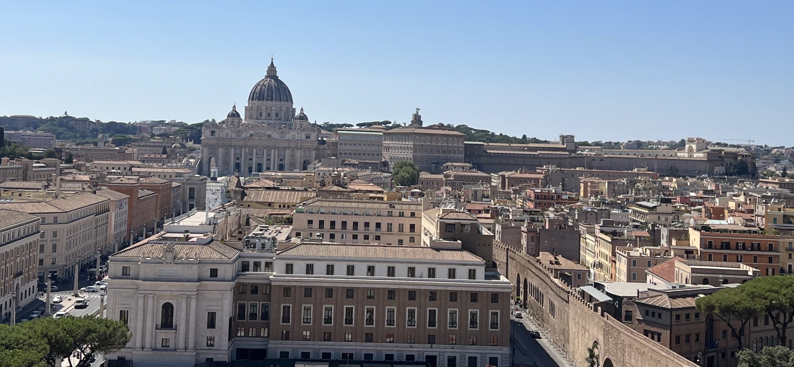 Vatican from Castel Sant'Angelo Vatican from Castel Sant'Angelo | Photo Credit: Robert Farrington
